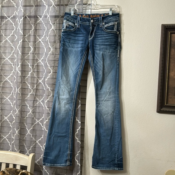 Rock Revival Stephanie Jeans size 28 - Picture 2 of 9